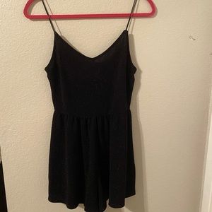 H&M women’s sparkly black romper